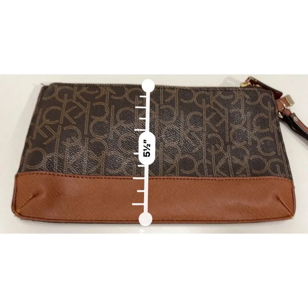Calvin Klein Signature Monogram Wristlet/Wallet
